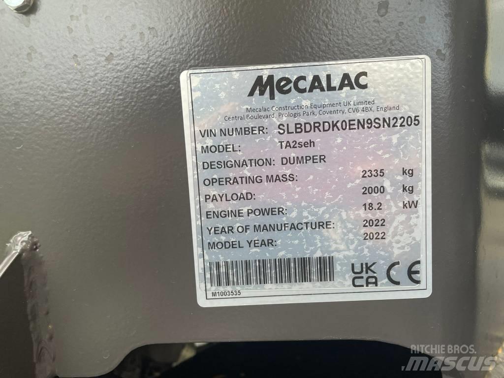 Mecalac TA2SEH Dumpers articolati