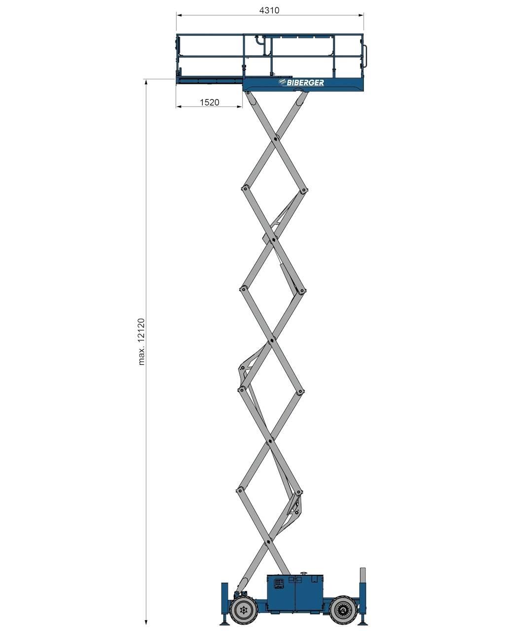 Genie GS 4069 BE Piattaforme a pantografo
