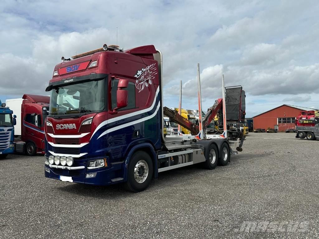 Scania R650B 6X4 NB Camion trasporto legname