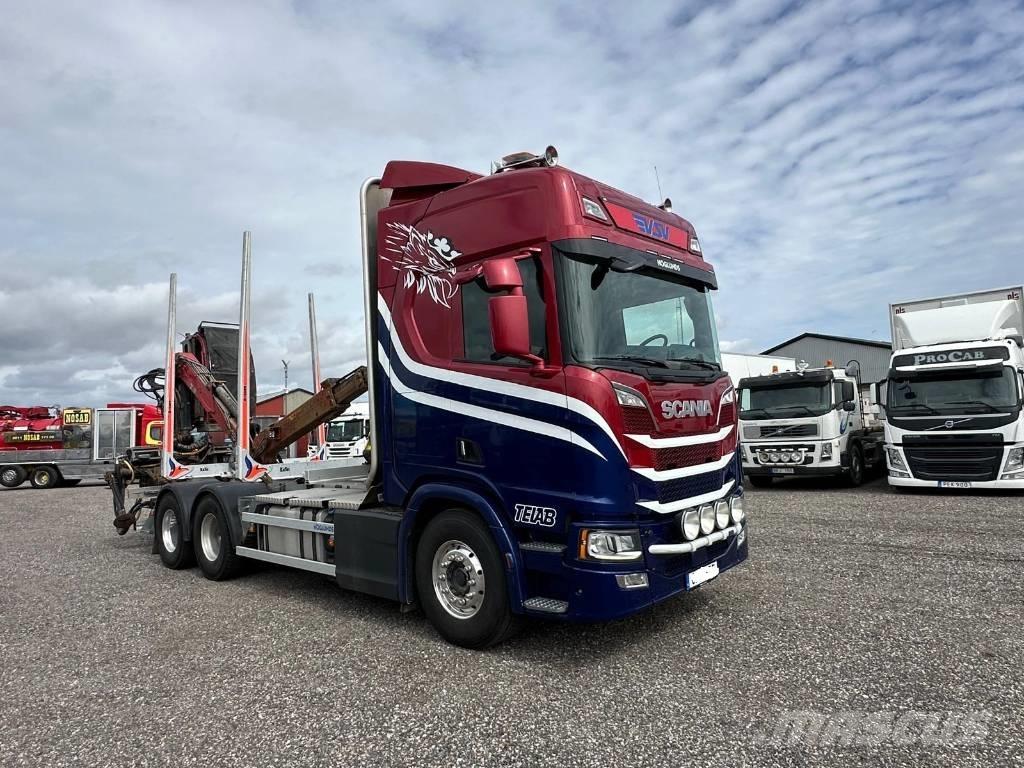 Scania R650B 6X4 NB Camion trasporto legname
