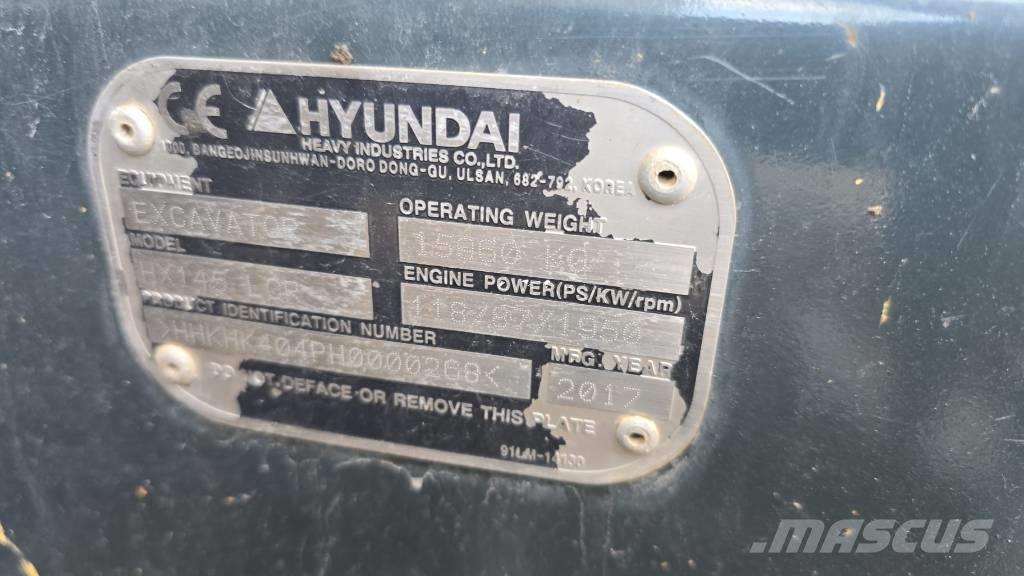 Hyundai HX 145 LCR Escavatori cingolati
