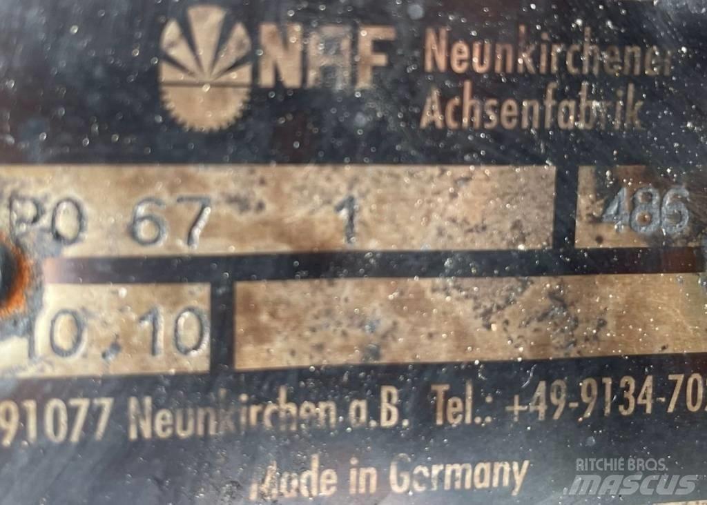 Ponsse NAF PO 67 1 Telaio e sospensioni