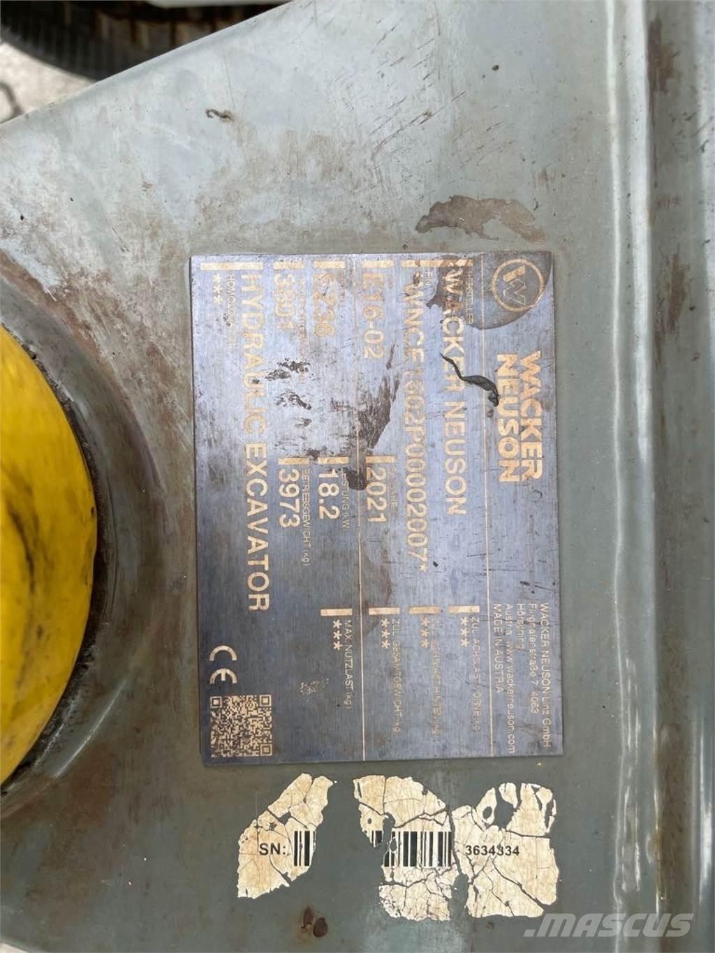 Wacker Neuson EZ36 Escavatori cingolati