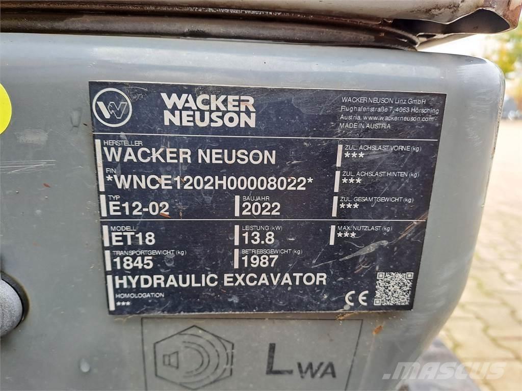 Wacker Neuson ET18 Escavatori cingolati
