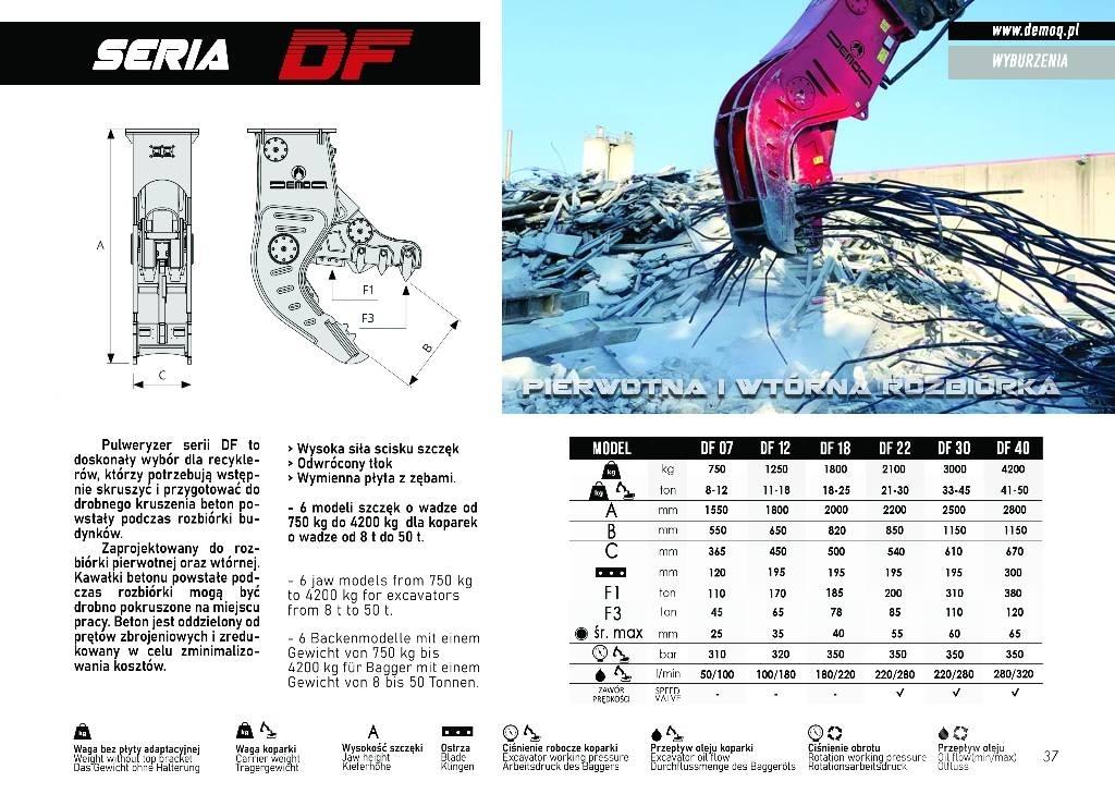  DEMOQ DF22 Frantumatori da cantiere