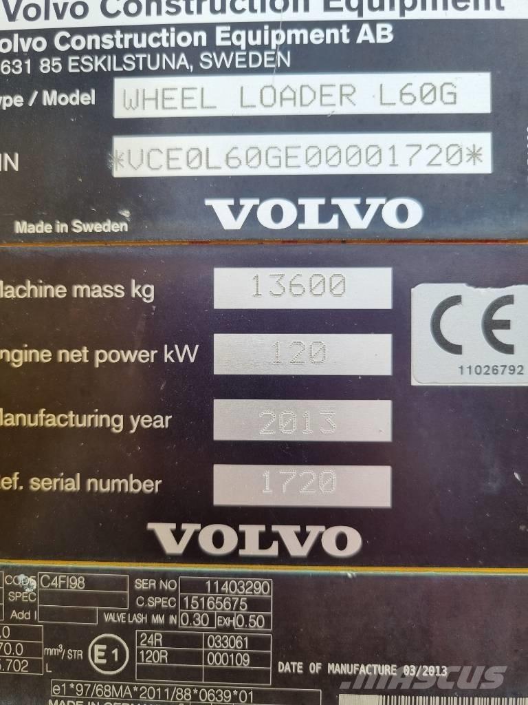 Volvo L 60 G Pale gommate