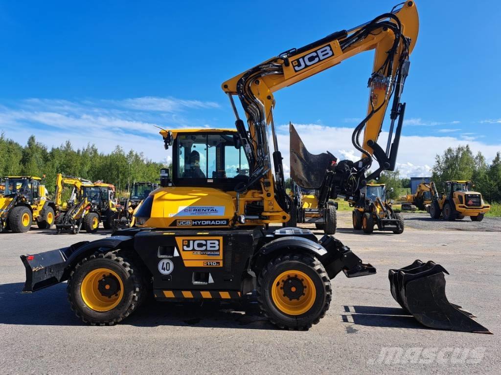 JCB Hydradig Escavatori gommati
