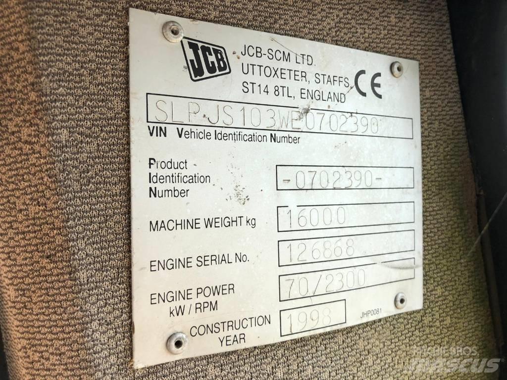 JCB JS 103 FOR PARTS Escavatori cingolati