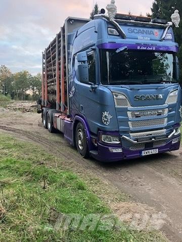 Scania R650B6X4NB Camion trasporto legname