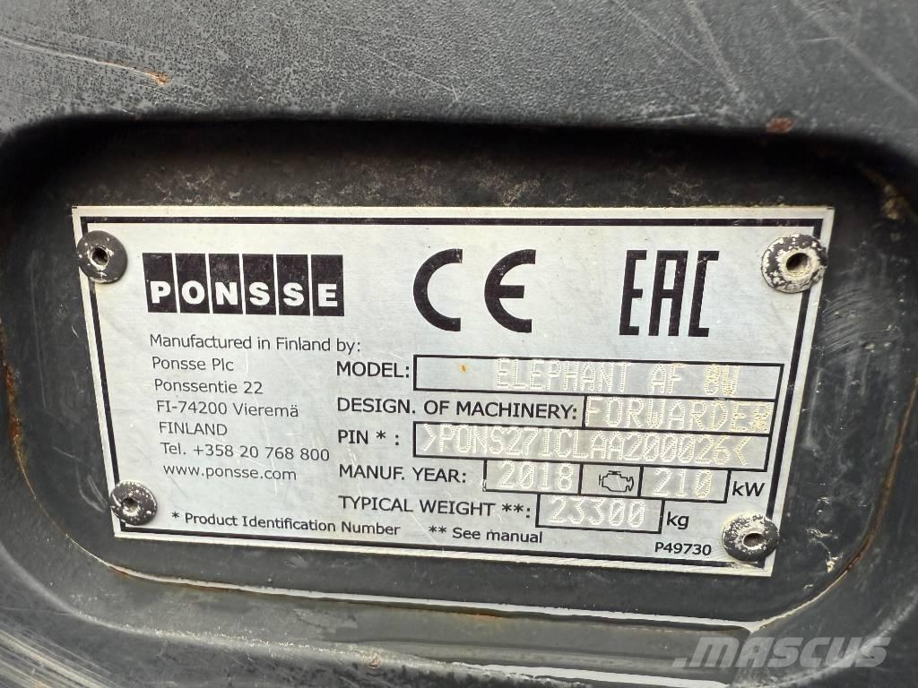 Ponsse Elephant Forwarder