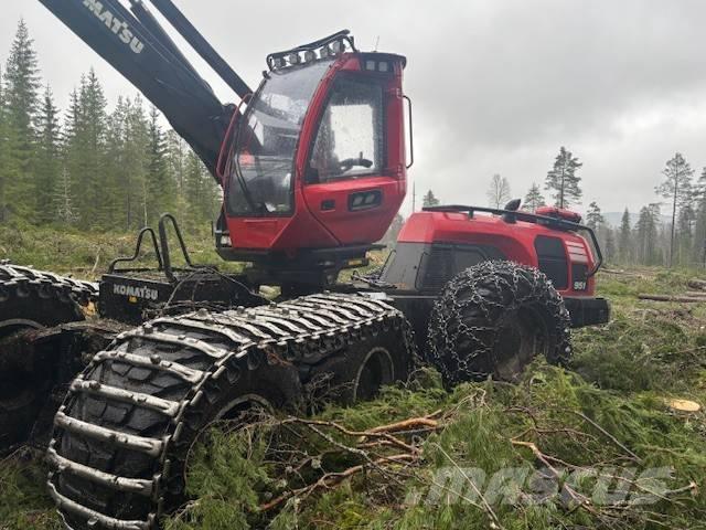 Komatsu 951 Abbattitrici, Disboscatrici