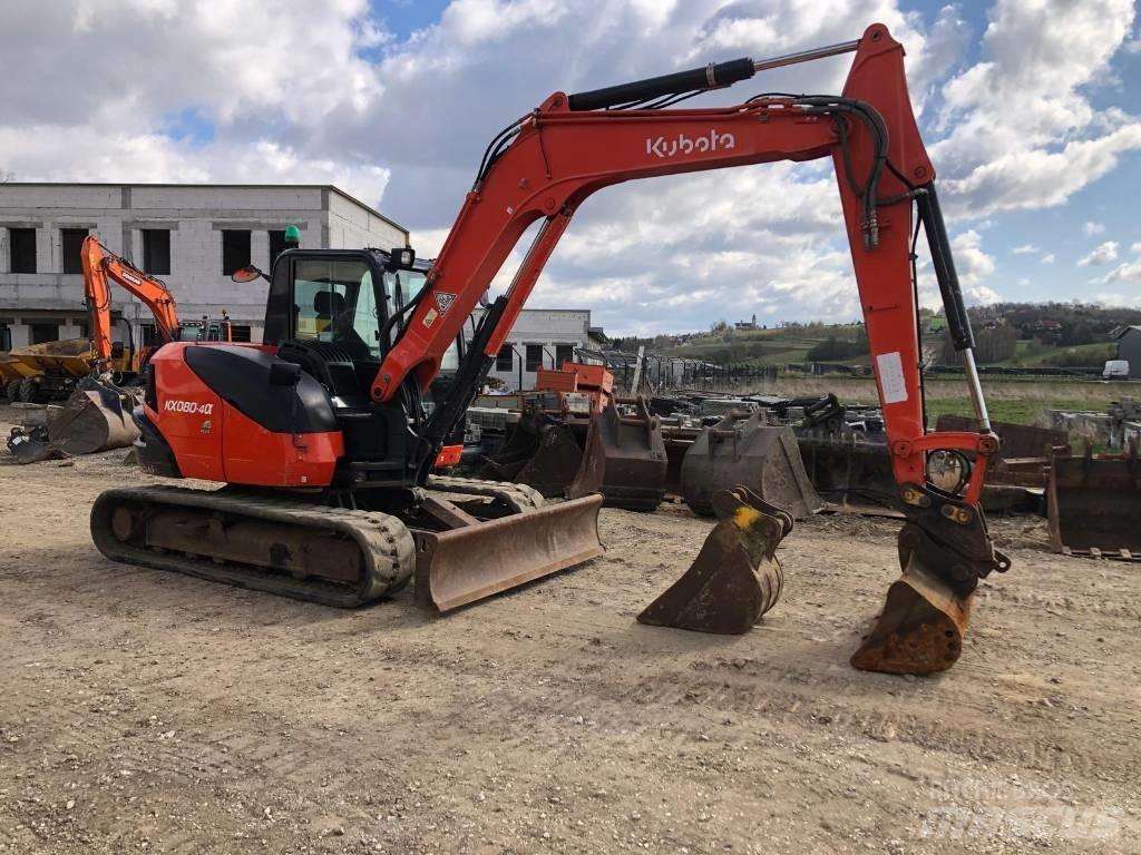 Kubota KX 080-4 Escavatori cingolati