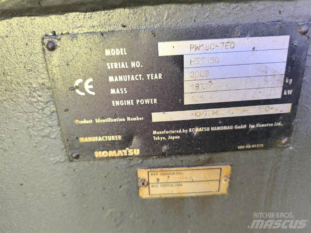 Komatsu PW 180-7 Escavatori gommati