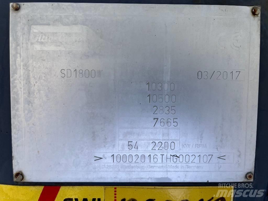 Dynapac SD 1800 W Finitrici