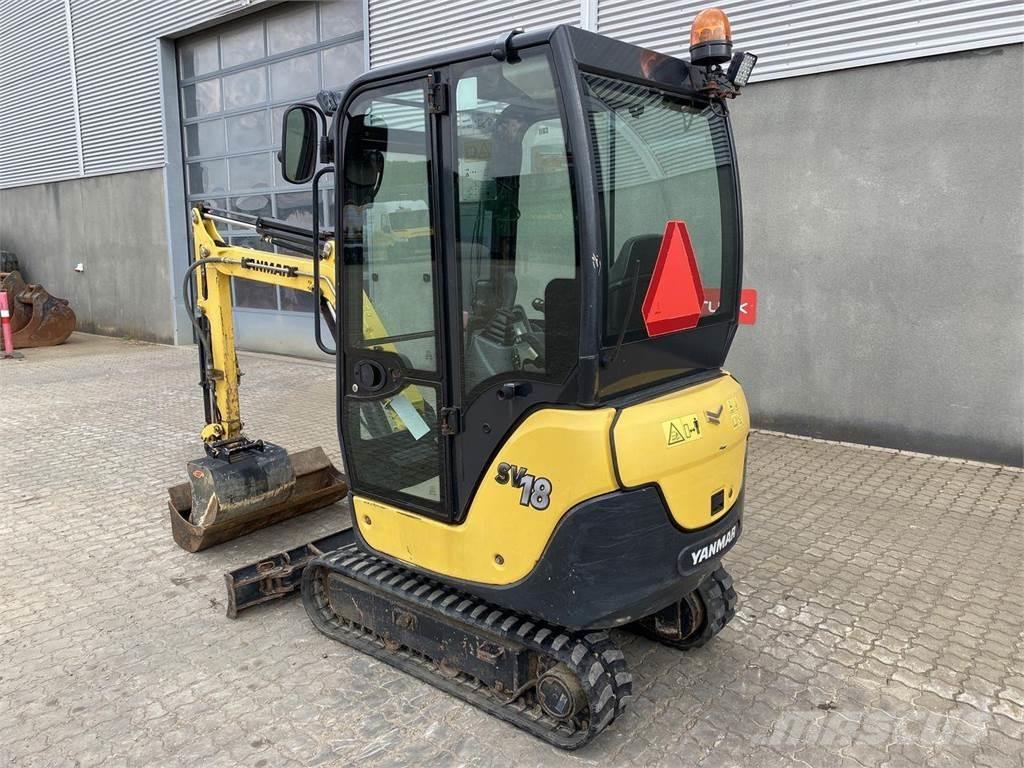 Yanmar SV18 Escavatori gommati