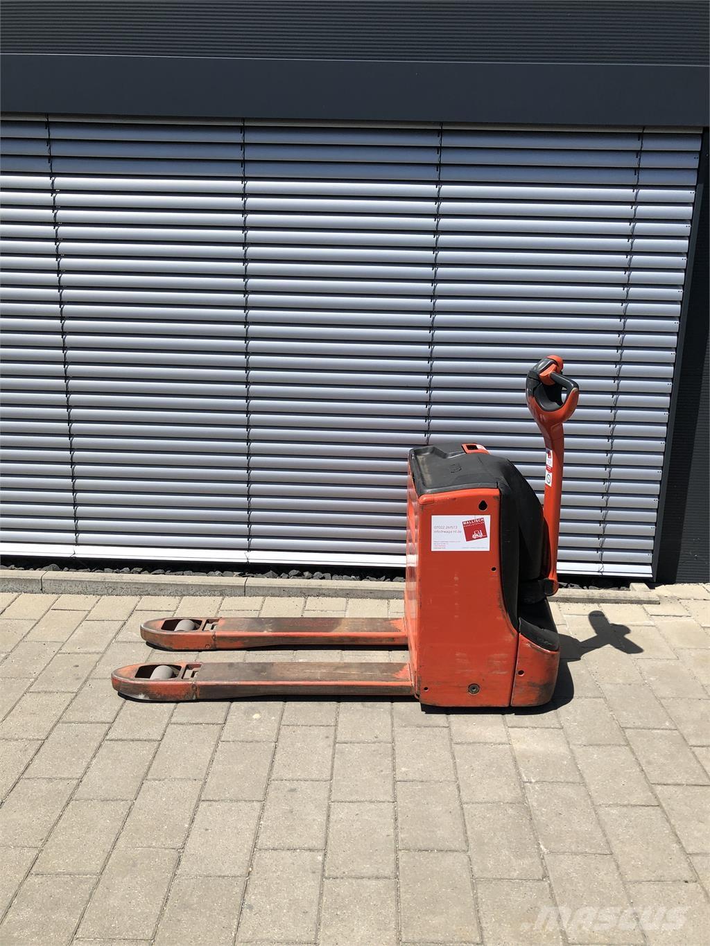 Linde T16 Transpallet uomo a terra