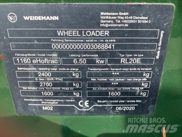 Weidemann 1160e Mini pale
