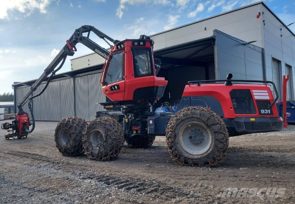 Komatsu 931 Abbattitrici, Disboscatrici