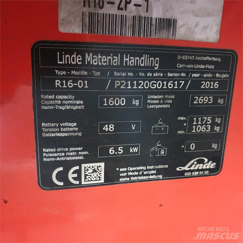 Linde R16 Carrello retrattile