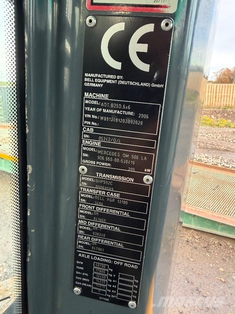 Bell B 25 D Dumpers articolati