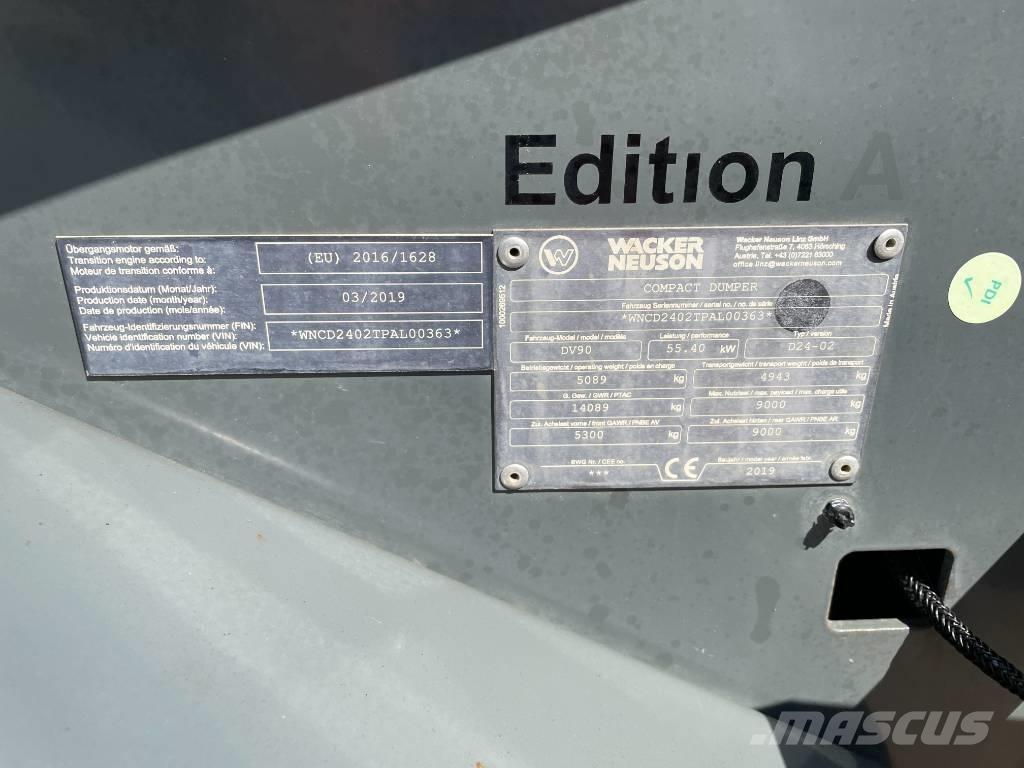 Wacker Neuson DV 90 Mini dumper
