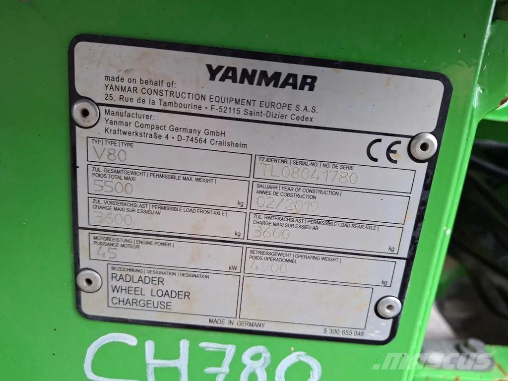 Yanmar V80 Mini pale