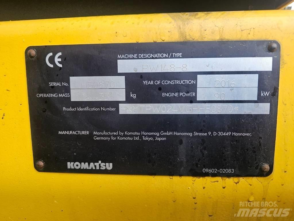 Komatsu PW148-8 Escavatori gommati
