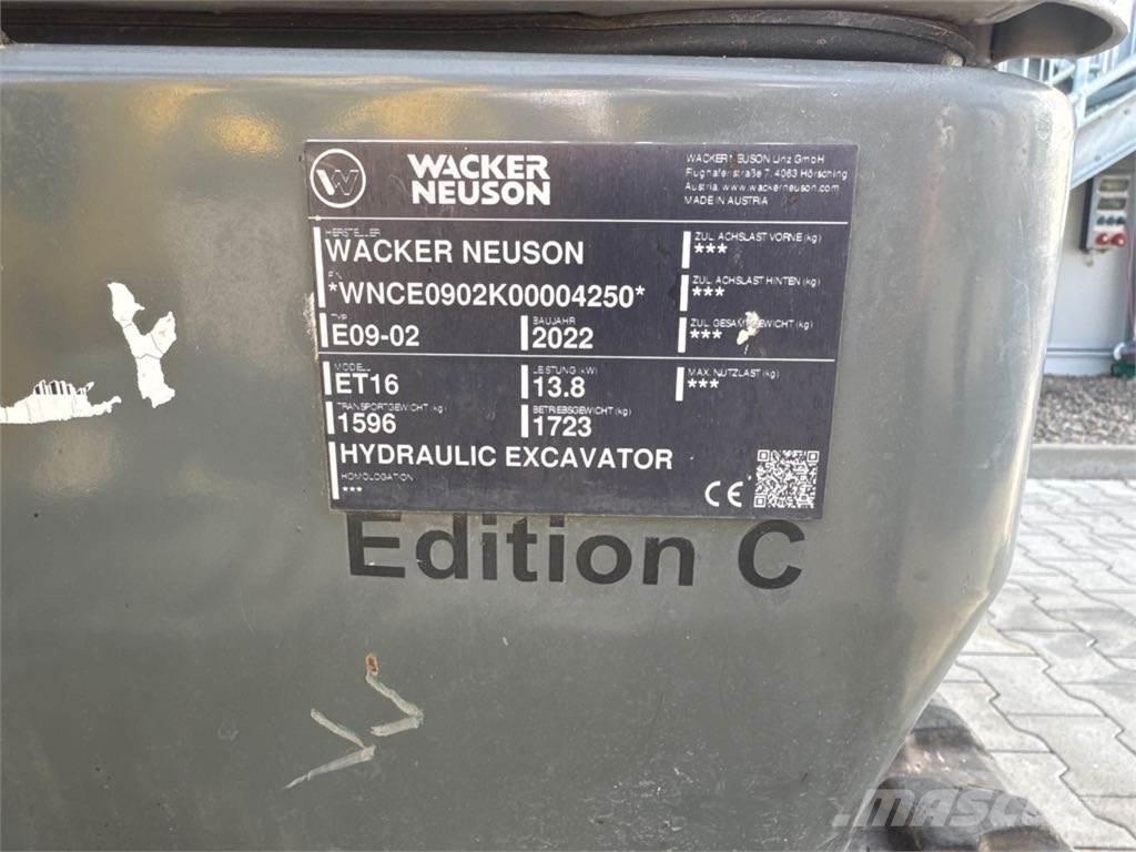 Wacker Neuson ET16 Escavatori cingolati