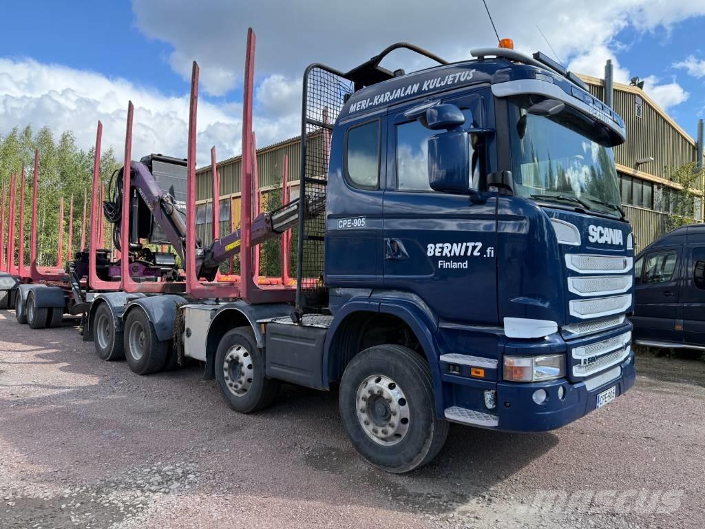 Scania R 580 Camion trasporto legname