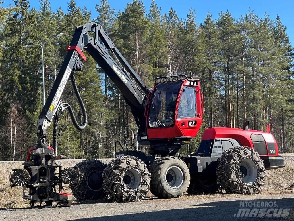 Komatsu 931 Abbattitrici, Disboscatrici