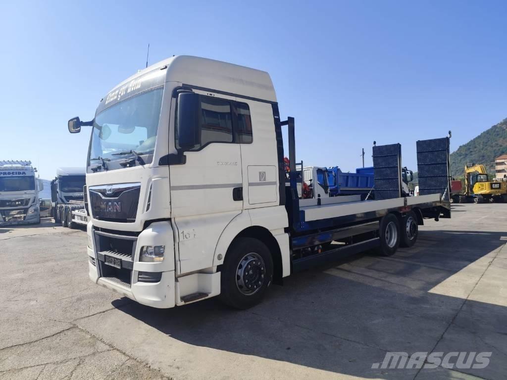 MAN TGX 26.440 Autocarro pianale / argano