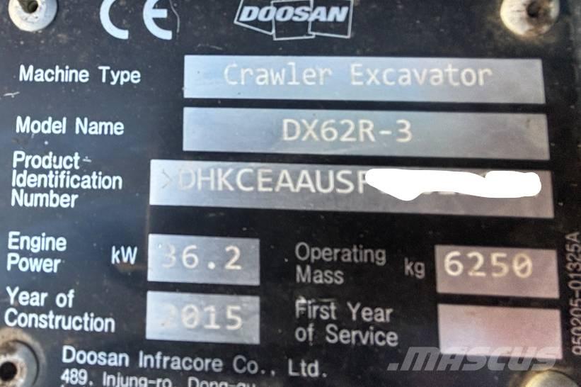 Doosan DX 62 R-3 Miniescavatori