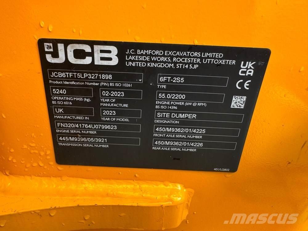 JCB 6T-2FT Mini dumper
