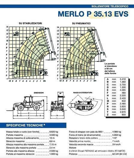 Merlo P35.13EVS Sollevatori telescopici