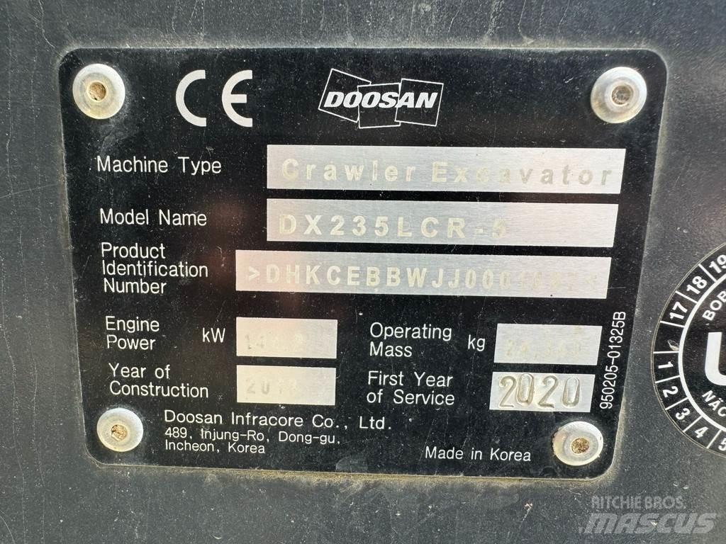 Doosan DX235LCR-5 Escavatori cingolati