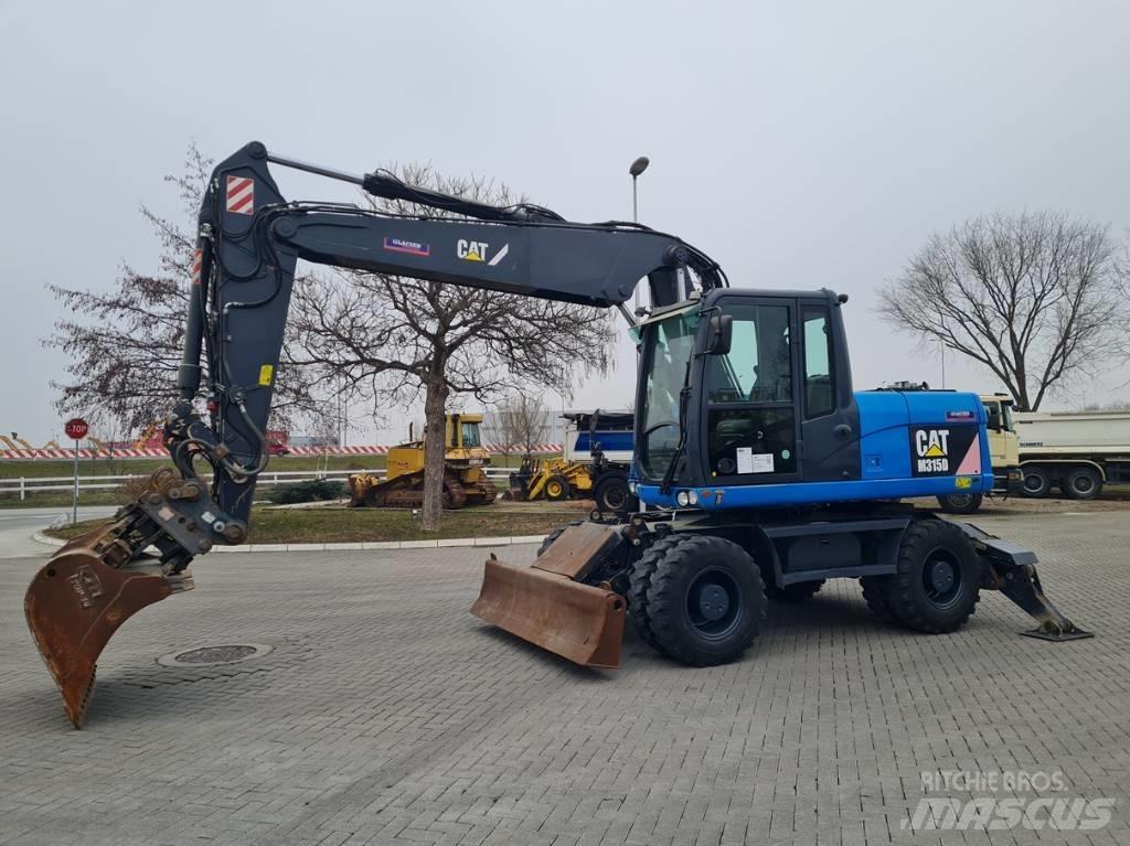 CAT M315D 2 buckets Escavatori gommati