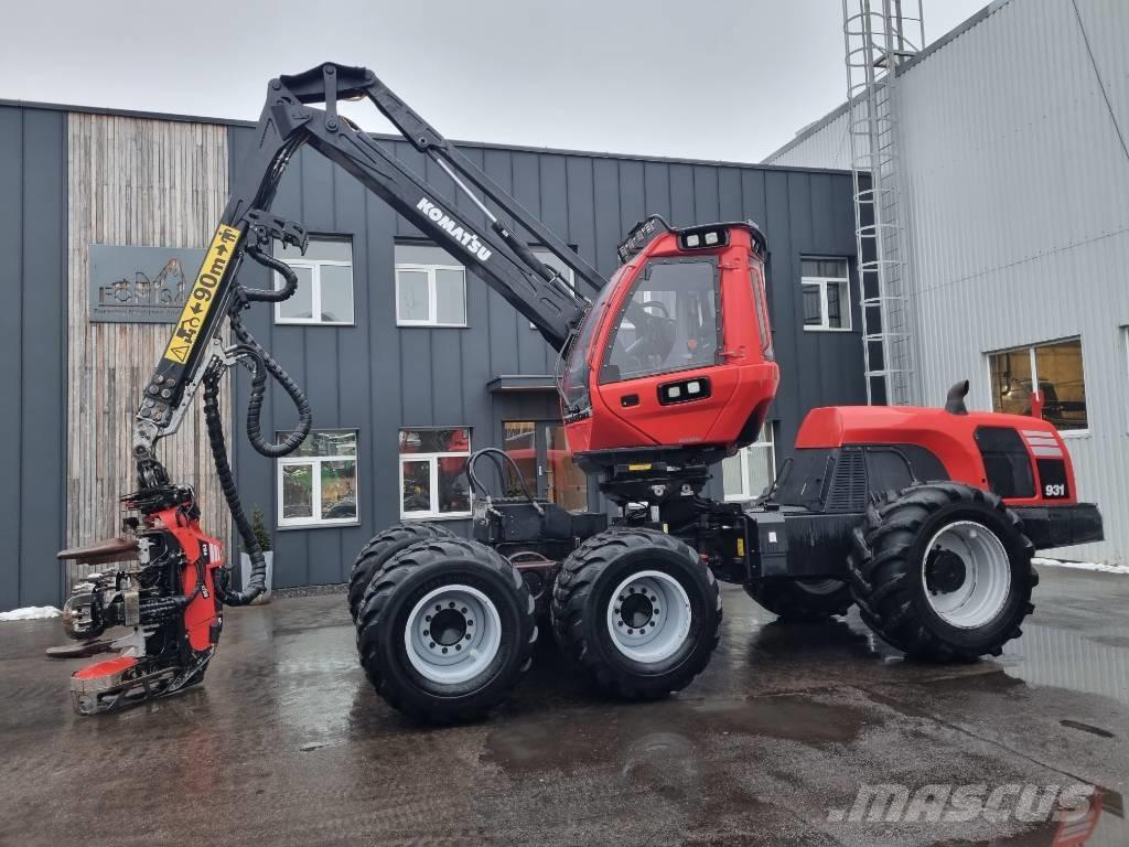 Komatsu 931 Abbattitrici, Disboscatrici