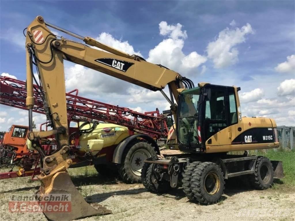 CAT m 315c Escavatori gommati
