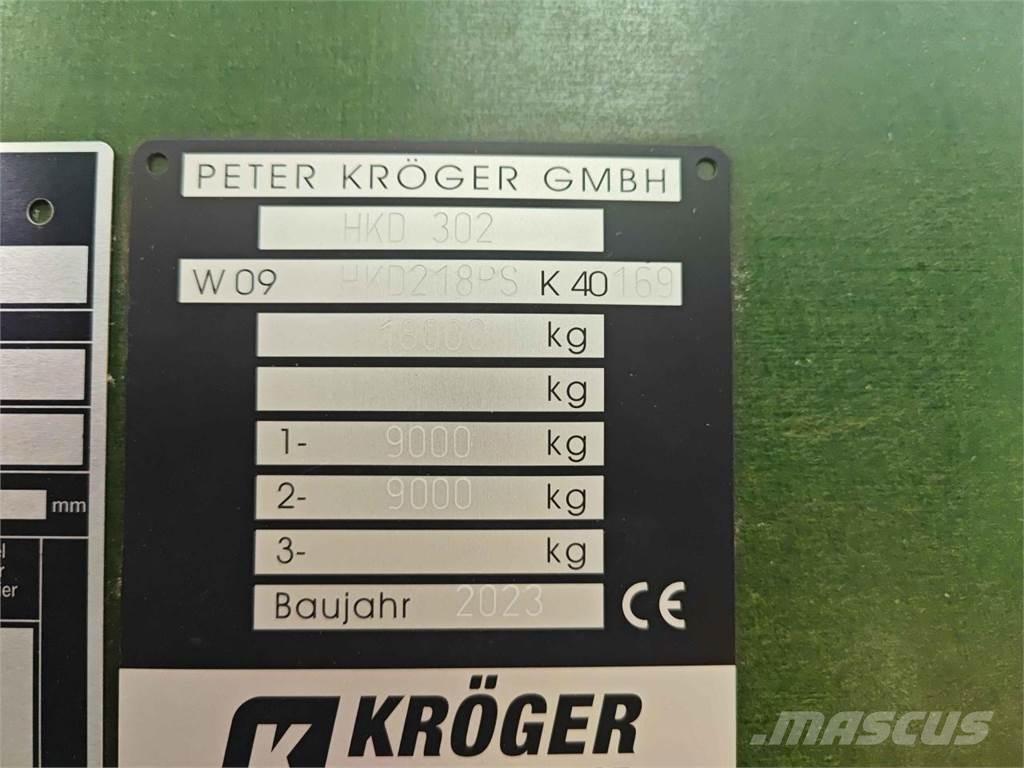 Kröger HKD 302 Rimorchi ribaltabili