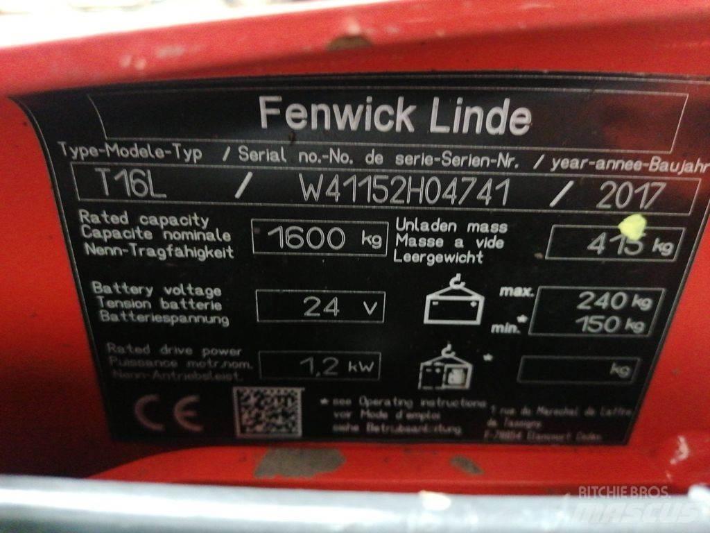 Linde T16L Transpallet manuale