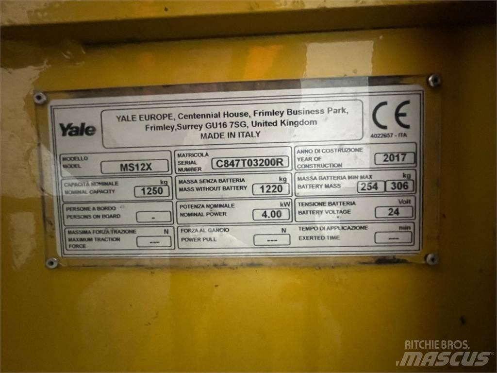 Yale MS12X Transpallet uomo a terra