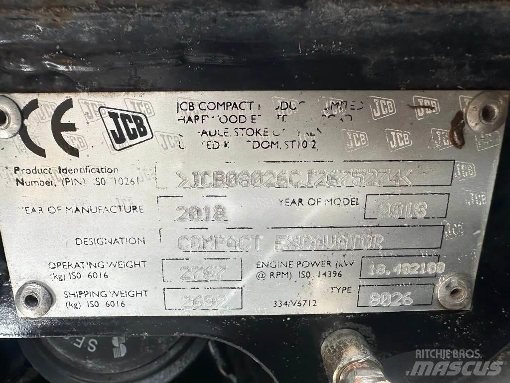 JCB 8026 Miniescavatori