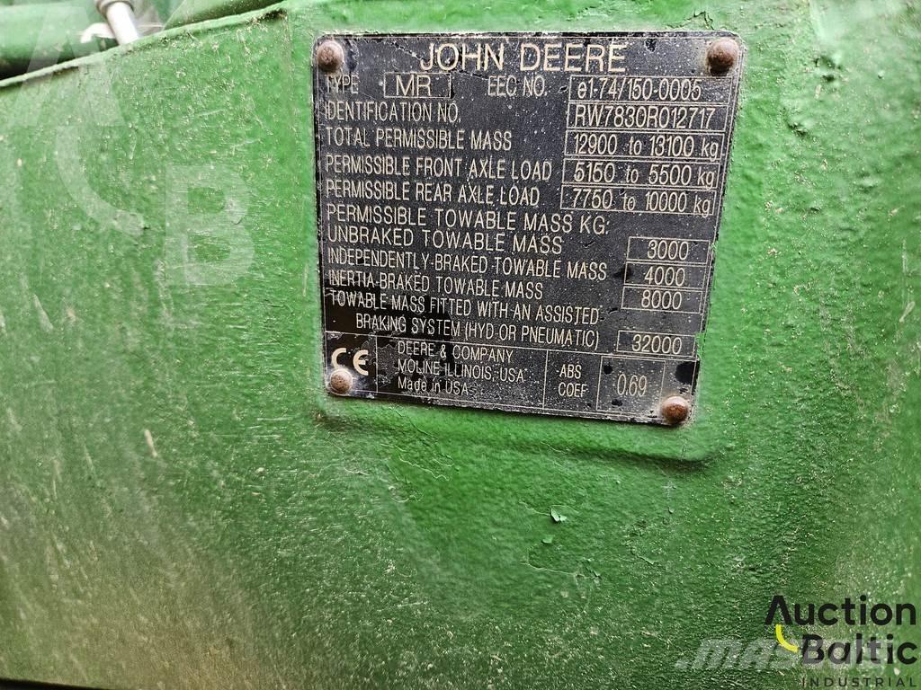 John Deere 7830 Trattori