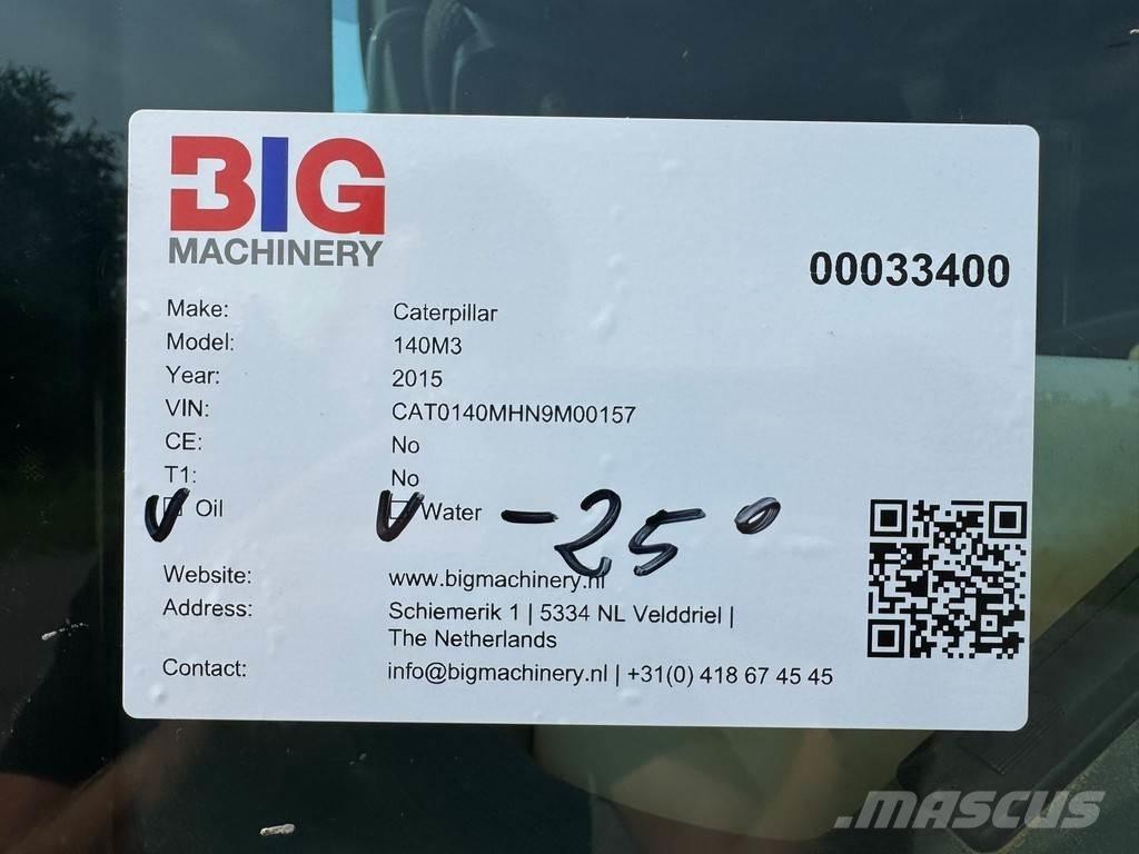 CAT 140M3 Motorgraders