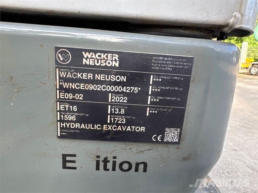 Wacker Neuson ET16 Escavatori cingolati