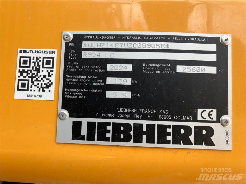 Liebherr R924 Escavatori cingolati