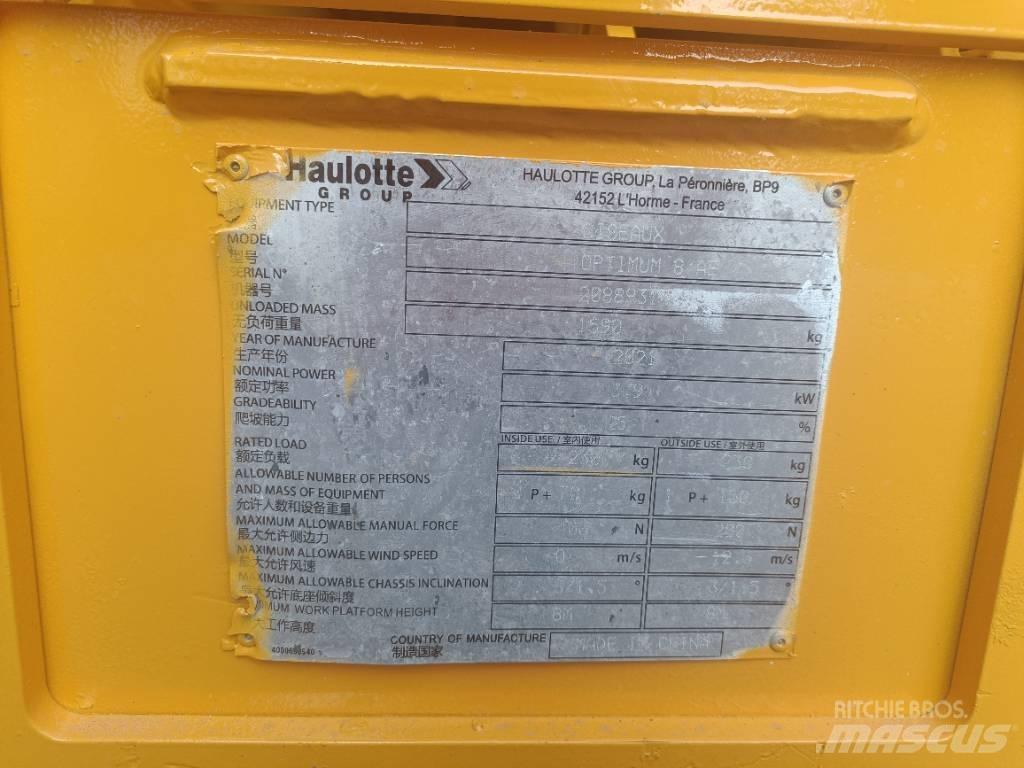 Haulotte OPTIMUM 8 Piattaforme a pantografo