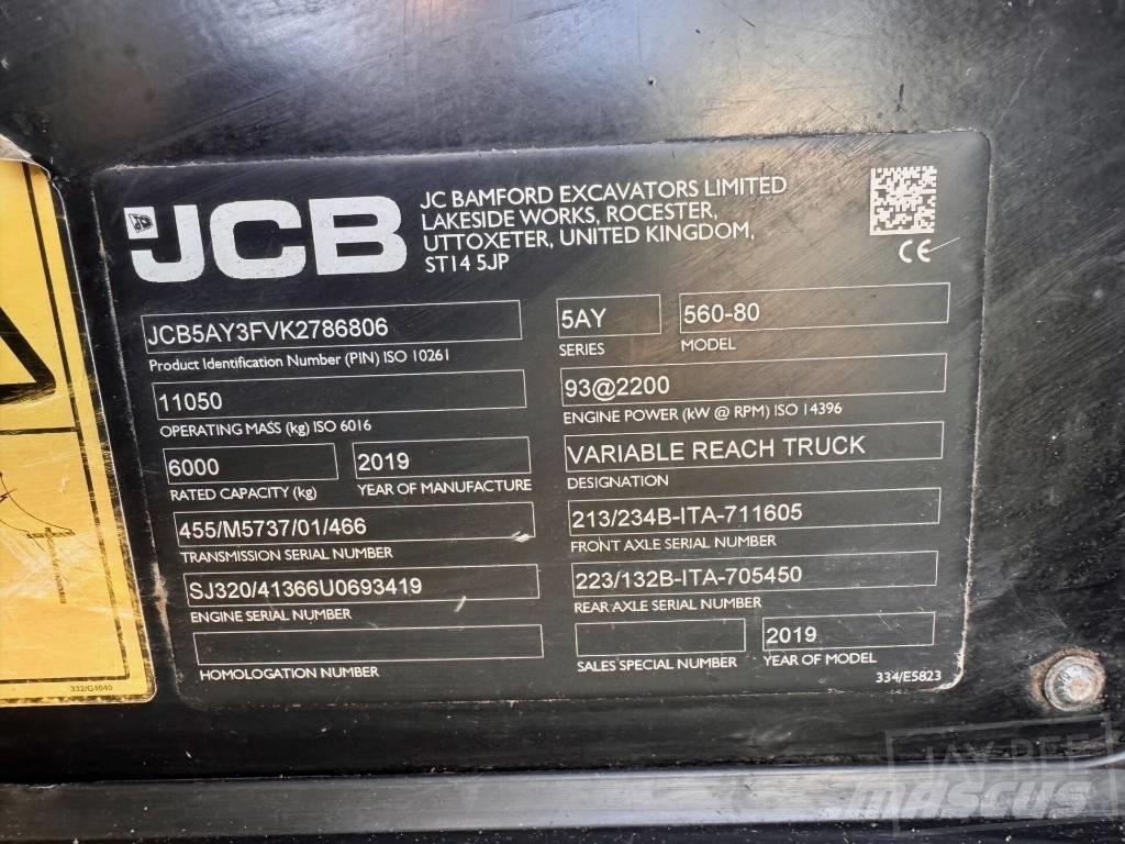 JCB 560-80 Sollevatori telescopici