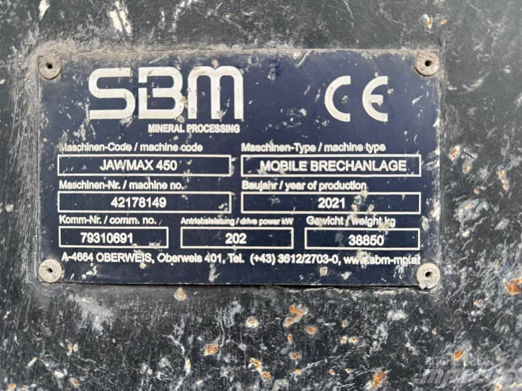 SBM Jawmax 450 Frantoi mobili