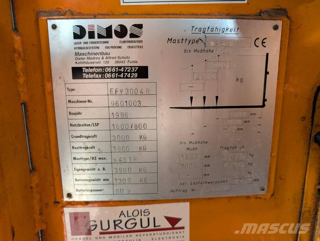 Dimos EFY3004-R Carrelli elevatori elettrici